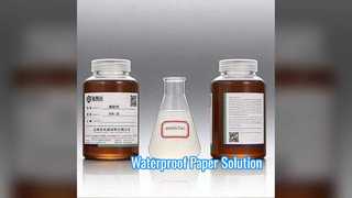 जल विकर्षक कागज रसायन
